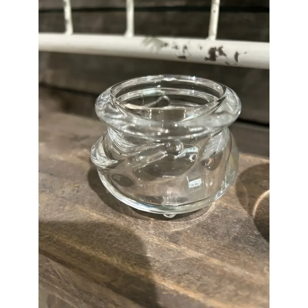PartyLite Halloween Glass Cauldron Votive Tea light Candle Holder P7647 - Picture 3 of 11